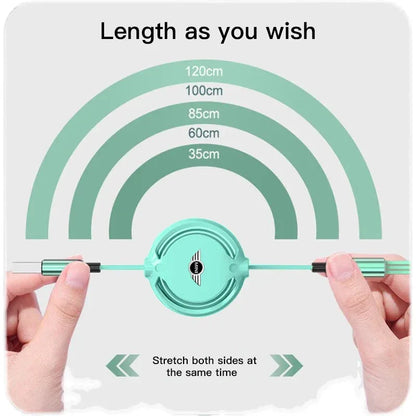 Mini Cooper 3-in-1 USB Type C Fast Charger Wire - Green