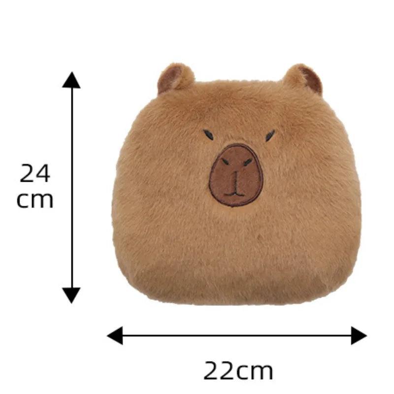 Capybara Car Neck Pillow - Cartoon Headrest Support Cushion Interior