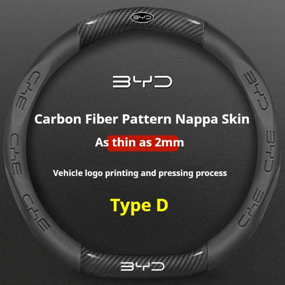 BYD Premium Leather Steering Wheel Cover