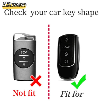 Chery Tiggo 8 Pro Plus TPU Key Fob Case Cover 5/7 Button Protector