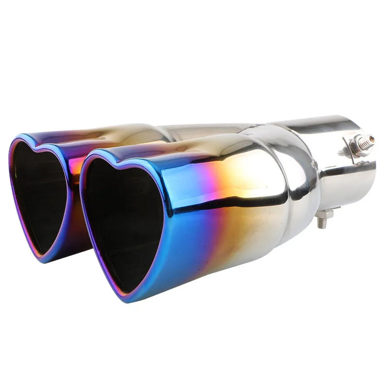 63mm Stainless Steel Exhaust Tip with Colorful Muffler Finish