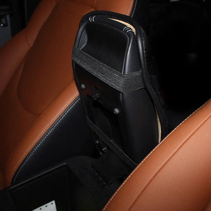 Diamond Crown Leather Car Armrest Cushion Universal Console Cover