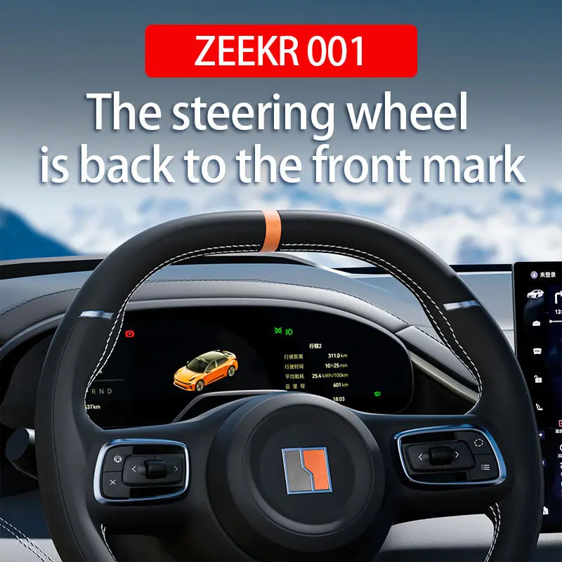 ZEEKR 001 Steering Wheel Alcantara Suede Anti-Scratch Stickers