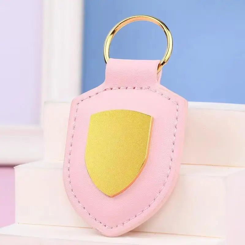 Shield Leather Keychain Metal Logo GTS 986 997 958 918 970 981 996 991