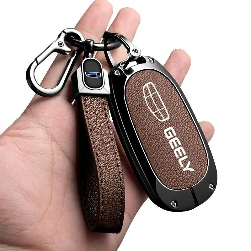 Geely EX2 Proton e.MAS 5 zinc alloy key case - blue finish