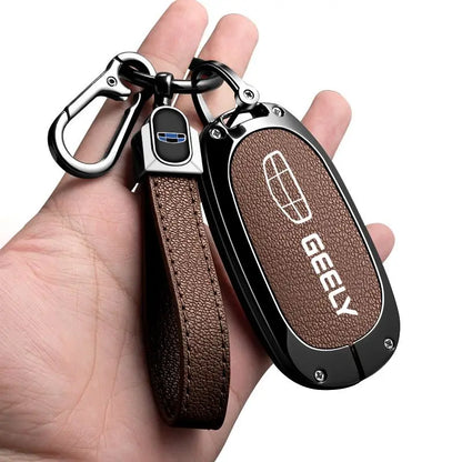 Geely EX2 Proton e.MAS 5 zinc alloy key case - blue finish