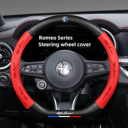 Alfa Romeo Steering Wheel Cover Giulietta Mito 159 Giulia Stelvio