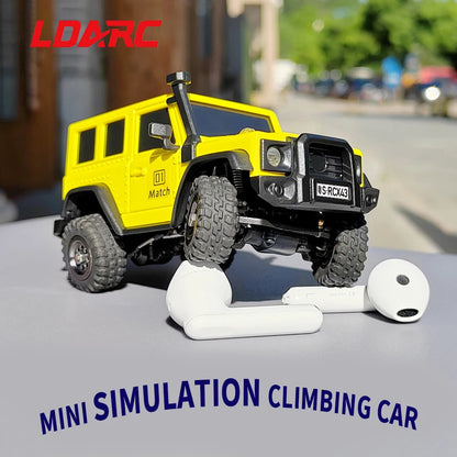 LDARC X43 Mini RC Car – 4WD Electric Remote Control - Lemon Yellow