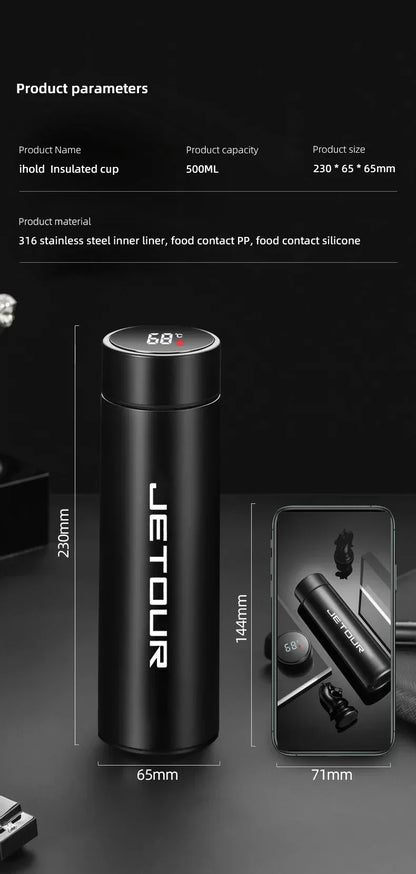 Jetour Smart Thermos Mug 500ML - White