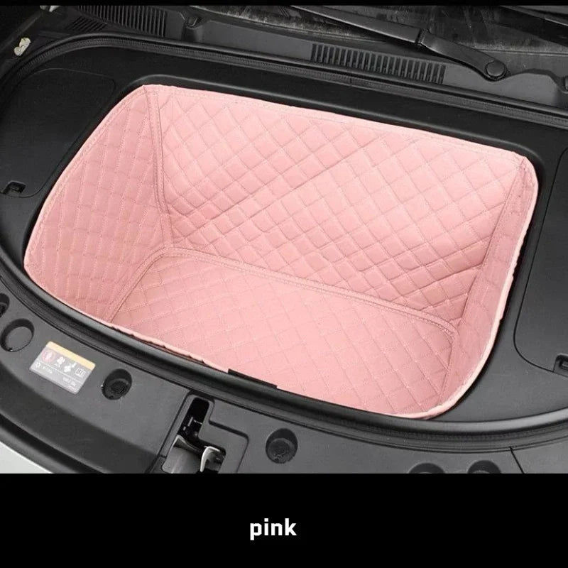 Geely EX2 Front Cargo Liner – Leather-Style Protection Mat - pink
