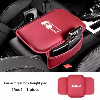 Volkswagen PU Leather Armrest Cushion Storage