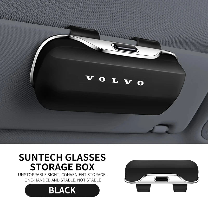 Volvo Car Sunglasses Holder Clip - Beige VOLVO