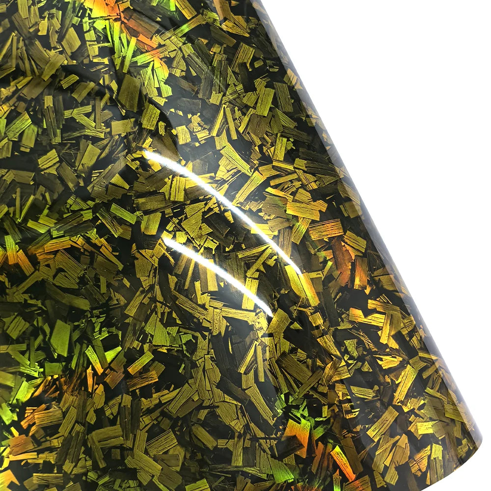 Forged Carbon Fiber Hood Vinyl Wrap Sticker