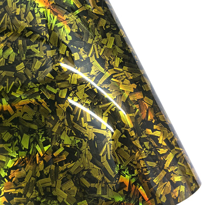 Forged Carbon Fiber Hood Vinyl Wrap Sticker