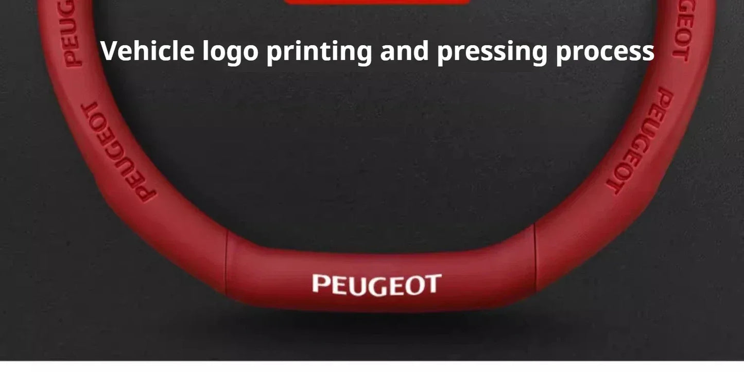 Peugeot Leather Steering Wheel Cover - D Type Black A