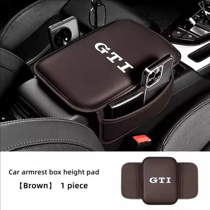 Volkswagen PU Leather Armrest Cushion Storage