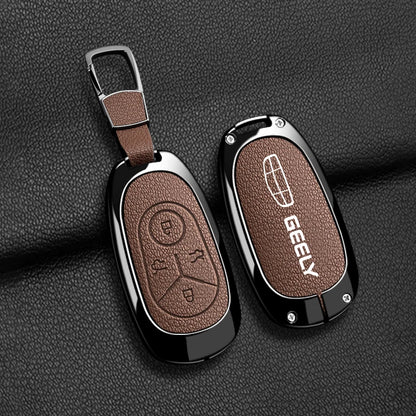Geely EX2 Proton e.MAS 5 4-button metal key cover - size reference