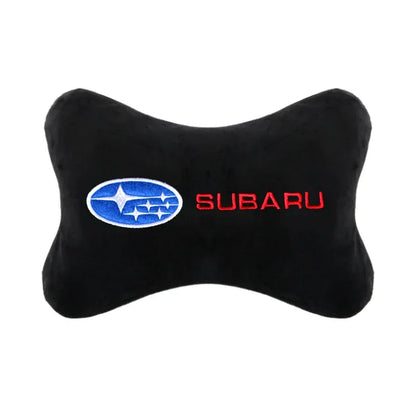 Subaru Neck Support Pillow Car Headrest - Embroidered