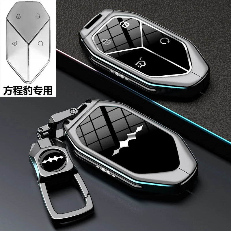 BYD Zinc Alloy Key Fob Cover – Leopard 5, Leopard 8 & Ti3/Ti7 - Set A