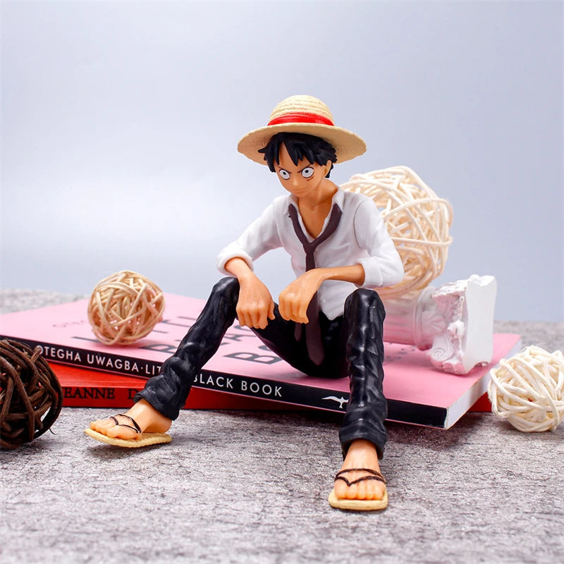 One Piece Luffy Seated PVC Figure, 12cm