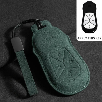 XPeng Suede Key Case - Green B2