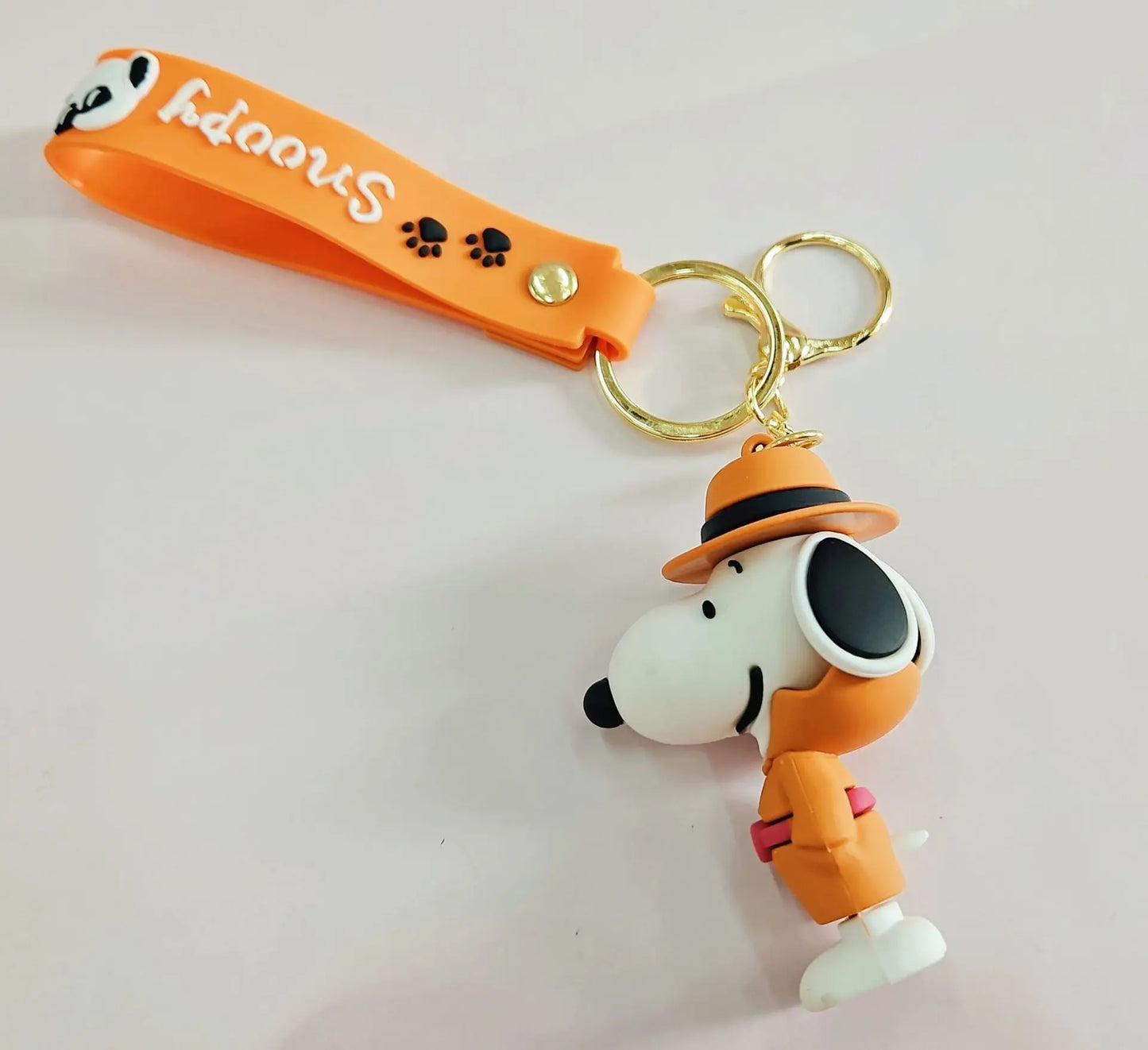 Snoopy & Charlie Keychain – Cute Bag Pendant & Car Key Ring