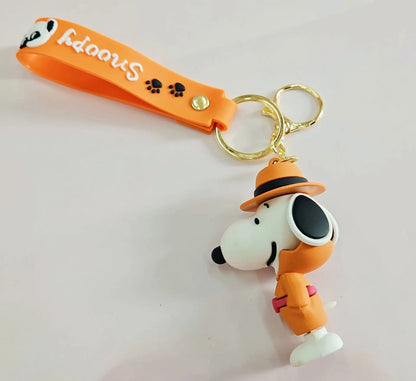 Snoopy & Charlie Keychain – Cute Bag Pendant & Car Key Ring
