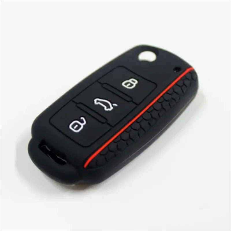 VW Golf, Skoda Superb & Seat Leon 3 Button Silicone Key Cover