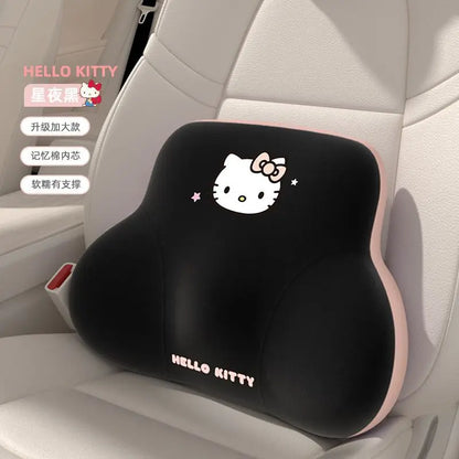 Sanrio Hello Kitty Kuromi & My Melody Car Headrest & Lumbar Pillow