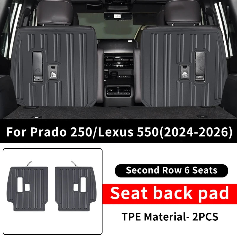Toyota Prado and Lexus GX550 Seat Back Protector - 2nd Rows 6 Seat
