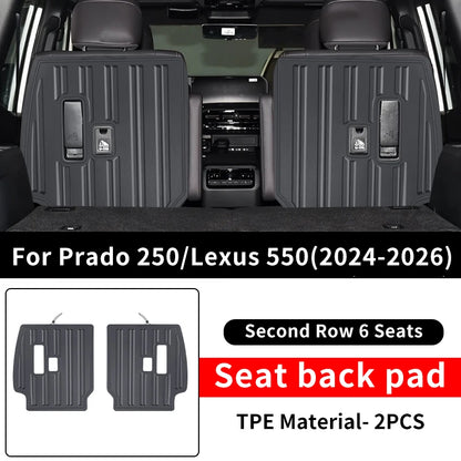 Toyota Prado and Lexus GX550 Seat Back Protector - 2nd Rows 6 Seat