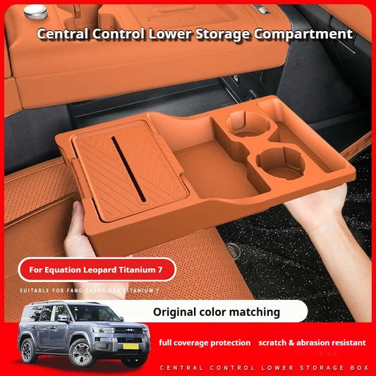 BYD Ti7 Lower Centre Console Silicone Storage Box