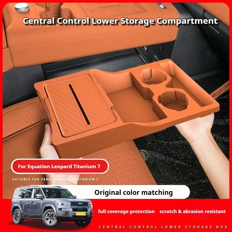 BYD Ti7 Lower Centre Console Silicone Storage Box