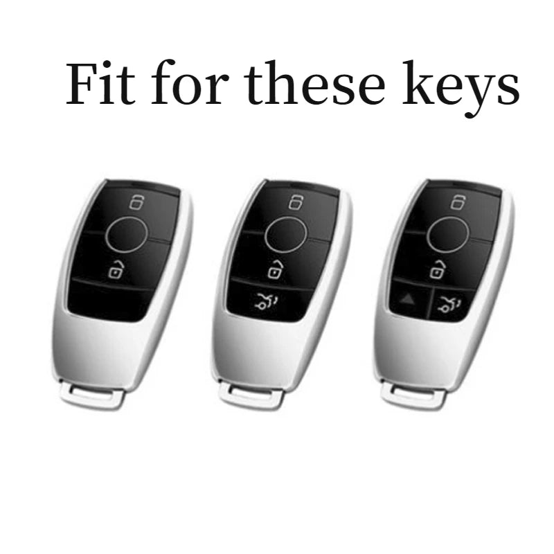Mercedes-Benz Clear TPU Key Fob Case — C, E, S and GLC Class