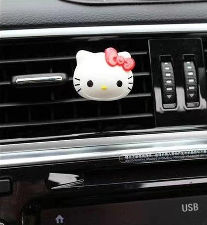 Hello Kitty Car Air Freshener Vent Clip Aromatherapy Ornament