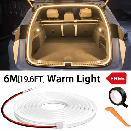 LED Trunk Ambient Light Strip with Auto-Sensing, Wire-Free Install