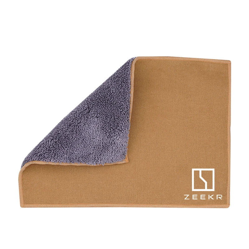 Zeekr Microfibre Cleaning Towel - Maroon