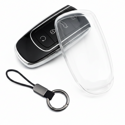 Chery Clear TPU Key Case – Transparent Car Key Fob Cover