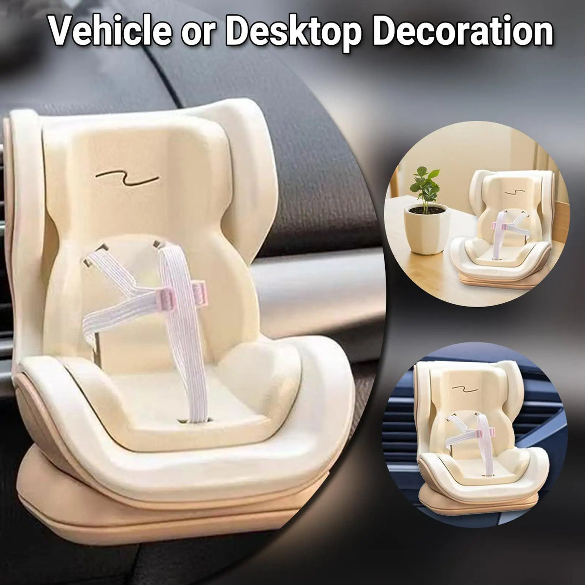 Mini Doll Car Seat Plush Toy