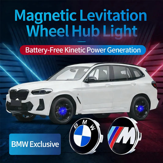 BMW Magnetic Levitation LED Wheel Hub Lights