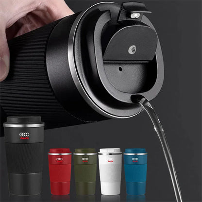 Audi Stainless Steel Thermos Mug - A3 A5 A6 A7 Q3 Q5 Q7 TT S-Line