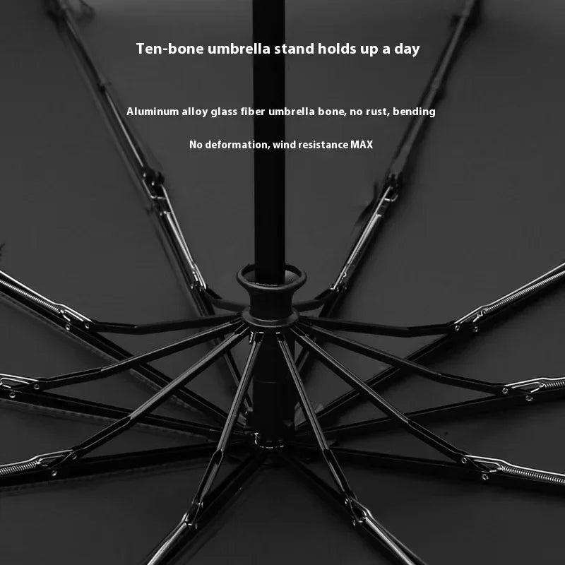 Peugeot 206 207 208 301 307 308 406 408 508 607 2008 3008 4008 5008 RCZ Rifter Car Automatic Folding Windproof Sunshade Umbrella - Blue