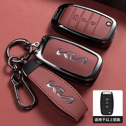 Kia Rio Optima Sportage Soul 3 Button Flip Remote Key Case Cover