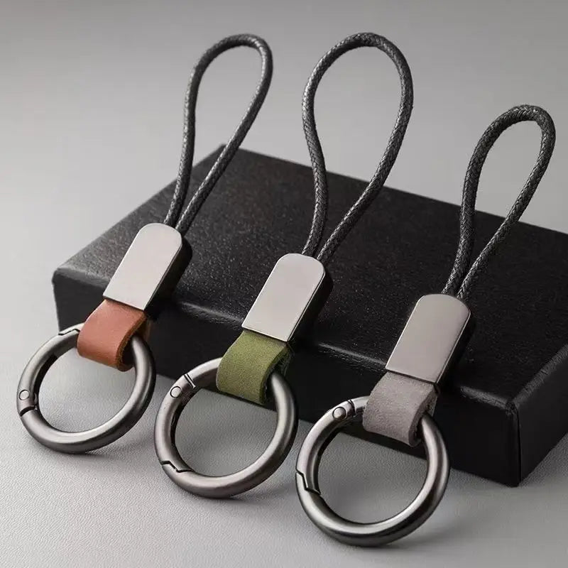 Custom Woven Rope Car Keychain