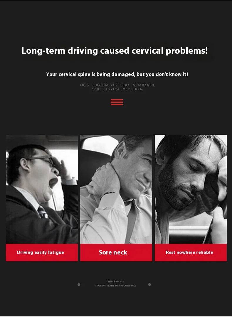 Car Headrest Lumbar Rest Cushion Neck Support Neck Pillow For Mercedes-Benz AMG A C E S V Class Sprinter GLC ML SLK CLS GLA GLK - 