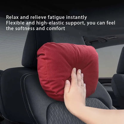 Geely Car Headrest & Lumbar Support Pillow - Headrest white
