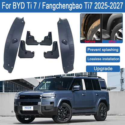 BYD Ti7 Mud Flaps and Splash Guards
