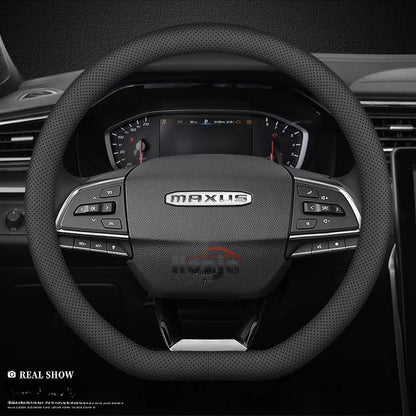 LDV Maxus Perforated Leather Steering Wheel Cover - D Shape / Perforated