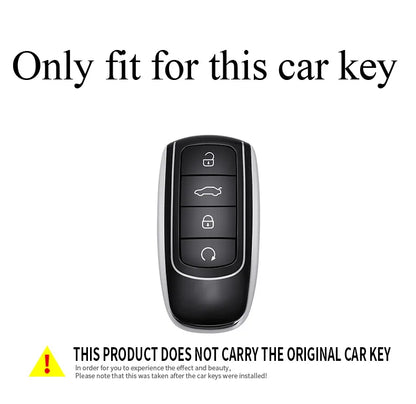 TPU Car Key Case Cover for Chery Omoda C5 Tiggo 8 Arrizo 5 2021-2023