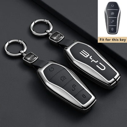 Zinc Alloy Key Case for BYD Tang L EV DM DMi Remote Fob Protection